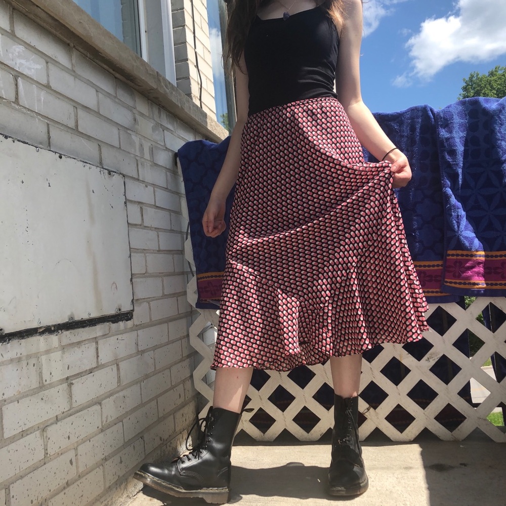 Pink skirt